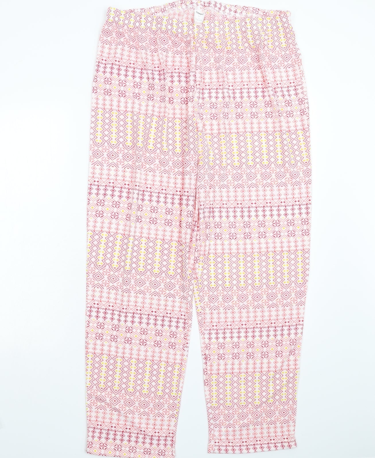 Womens UK Size XL Damart Regular Fit  Multicoloured Trousers