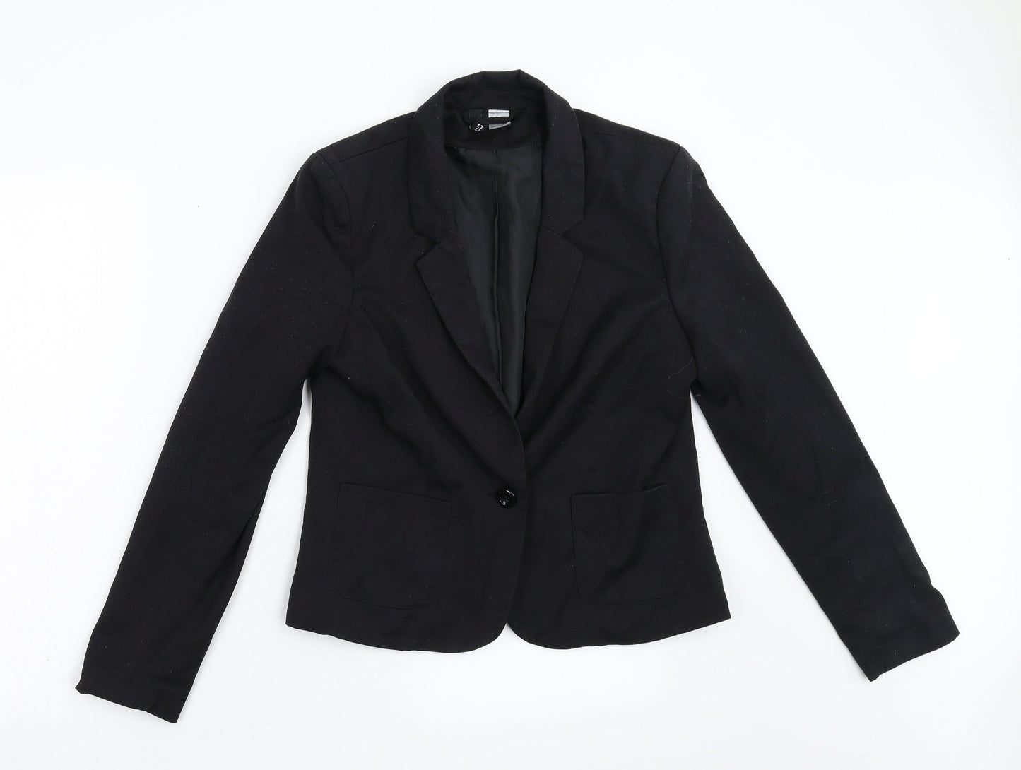 Divided Womens Black   Jacket Blazer Size 12
