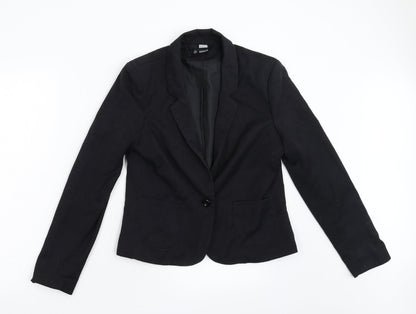 Divided Womens Black   Jacket Blazer Size 12