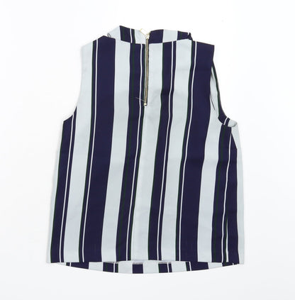 Womens UK Size 8 River Island Multicoloured Basic Blouse
