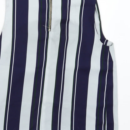 Womens UK Size 8 River Island Multicoloured Basic Blouse