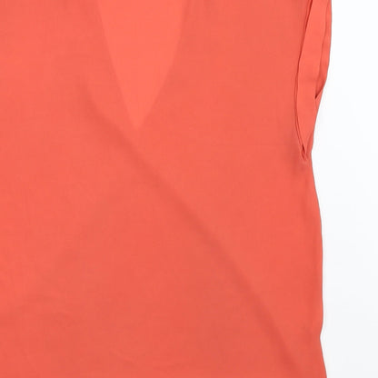 Select Womens Orange   Basic Blouse Size 12