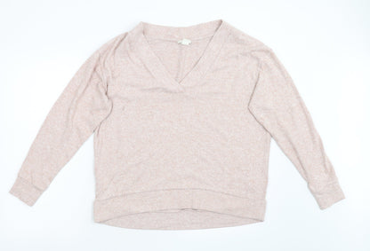 Womens UK Size M H&M Pink Pullover Jumper