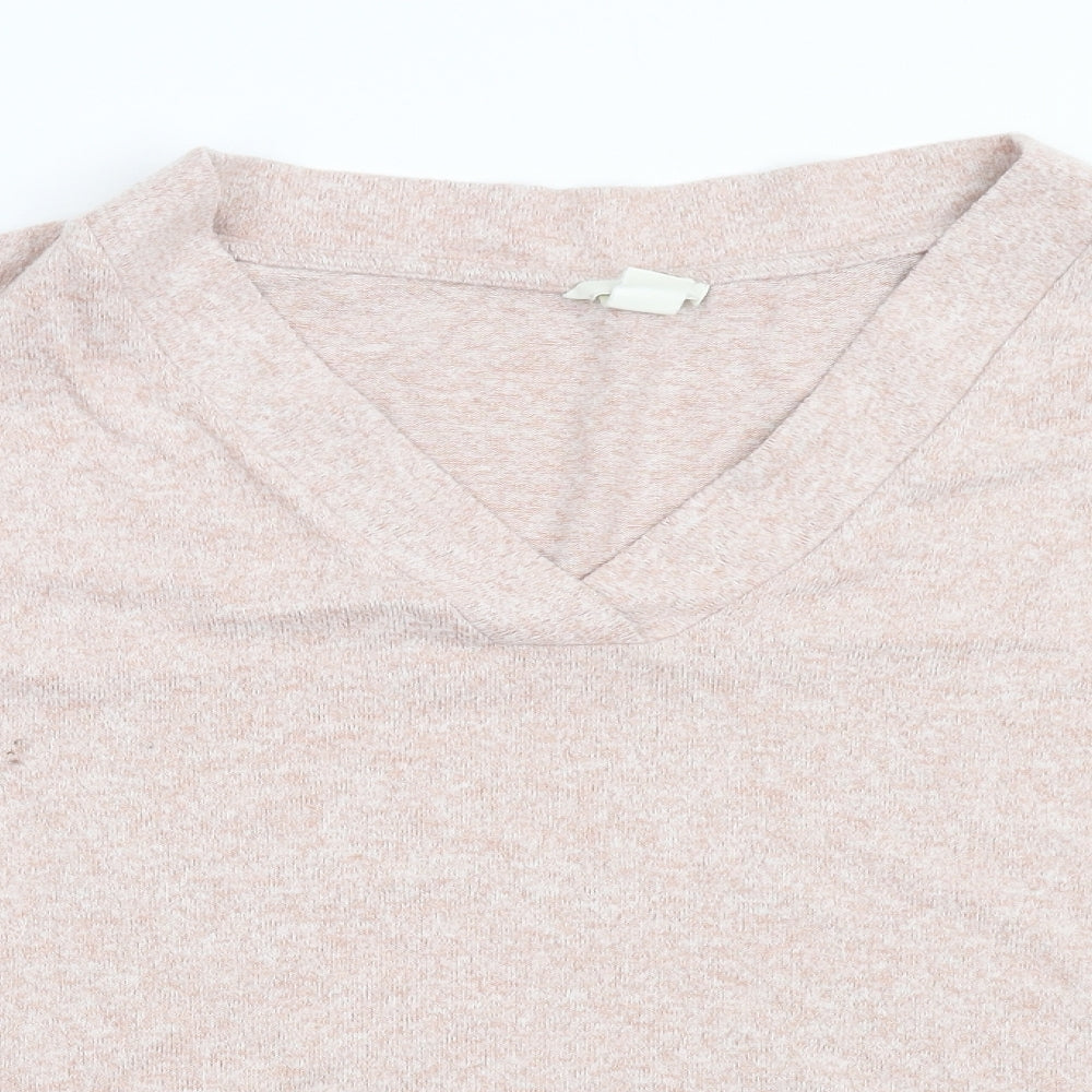 Womens UK Size M H&M Pink Pullover Jumper