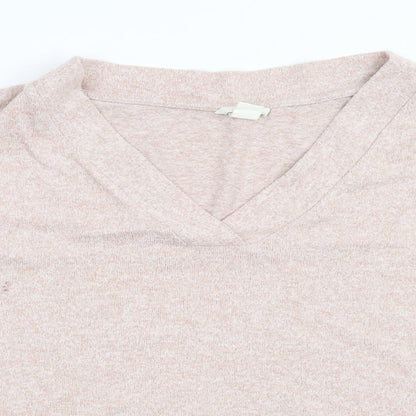 Womens UK Size M H&M Pink Pullover Jumper