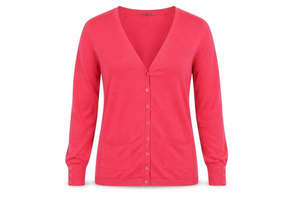 Womens UK Size 10 Matalan Pink Cardigan Jumper