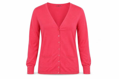 Womens UK Size 10 Matalan Pink Cardigan Jumper