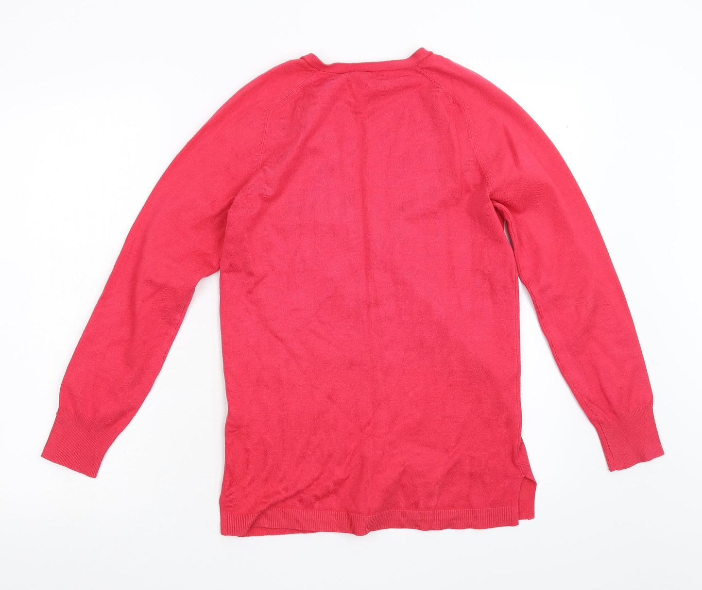 Womens UK Size 10 Matalan Pink Cardigan Jumper