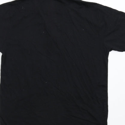 Out Class Mens Black    Polo Size M