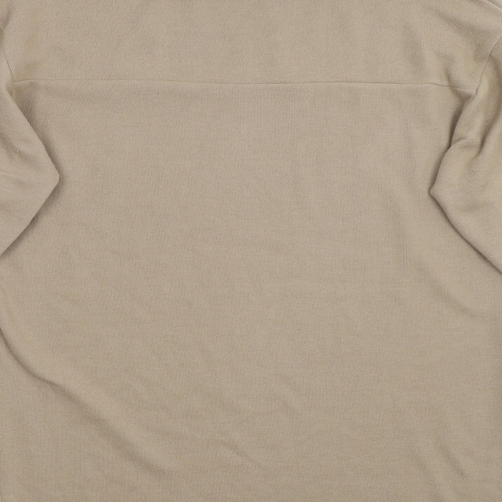 Womens UK Size S Zara Brown Pullover Jumper
