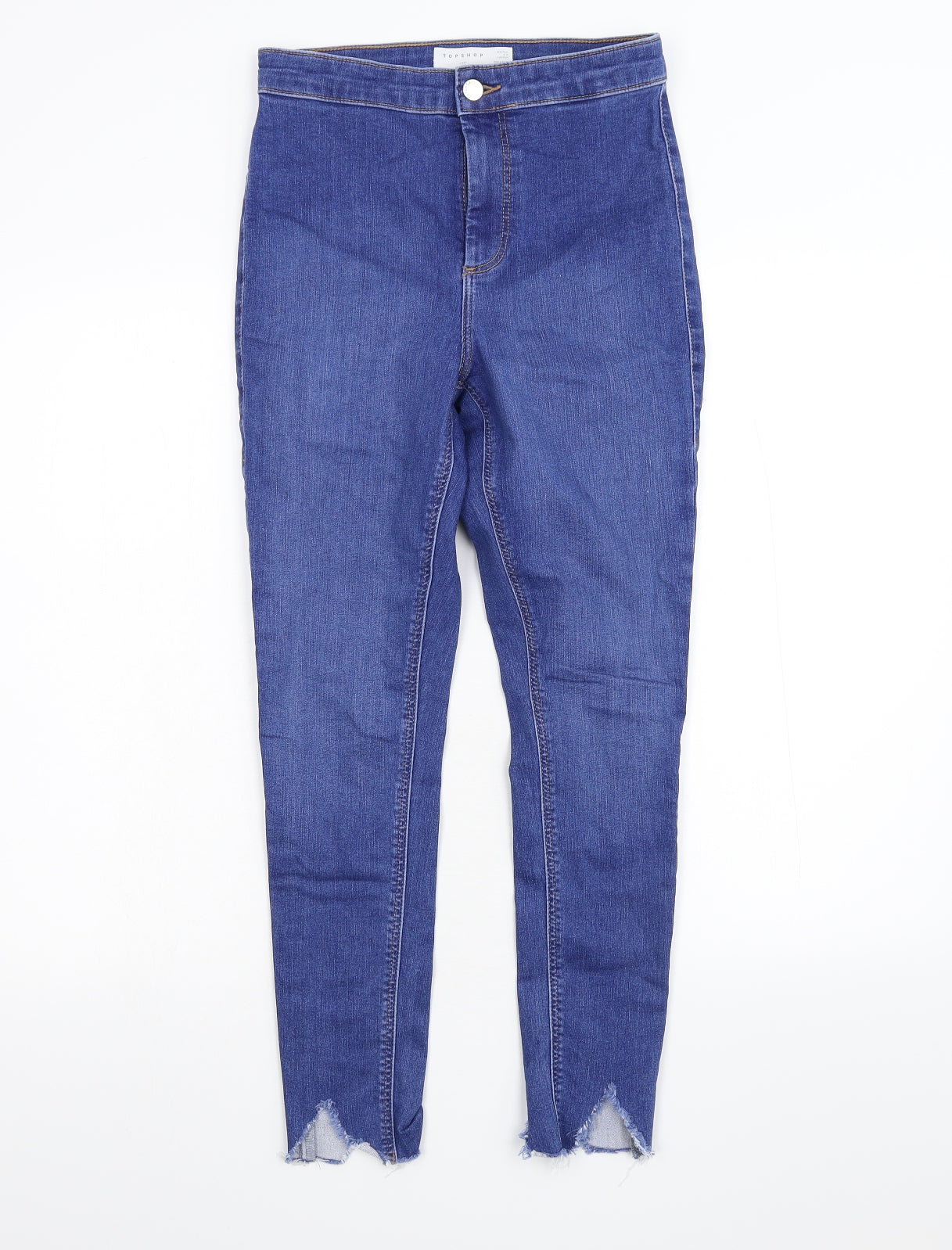 Topshop Womens Blue  Denim Skinny Jeans Size 30 L25 in