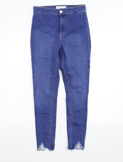 Topshop Womens Blue  Denim Skinny Jeans Size 30 L25 in