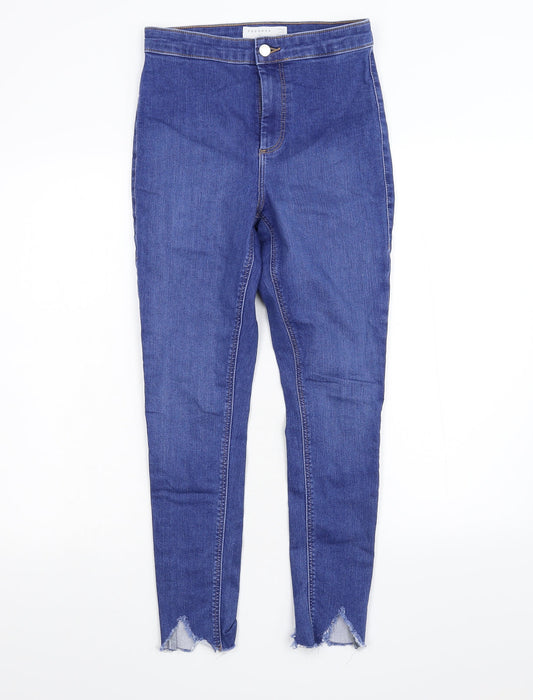 Topshop Womens Blue  Denim Skinny Jeans Size 30 L25 in