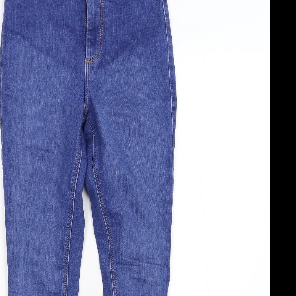 Topshop Womens Blue  Denim Skinny Jeans Size 30 L25 in