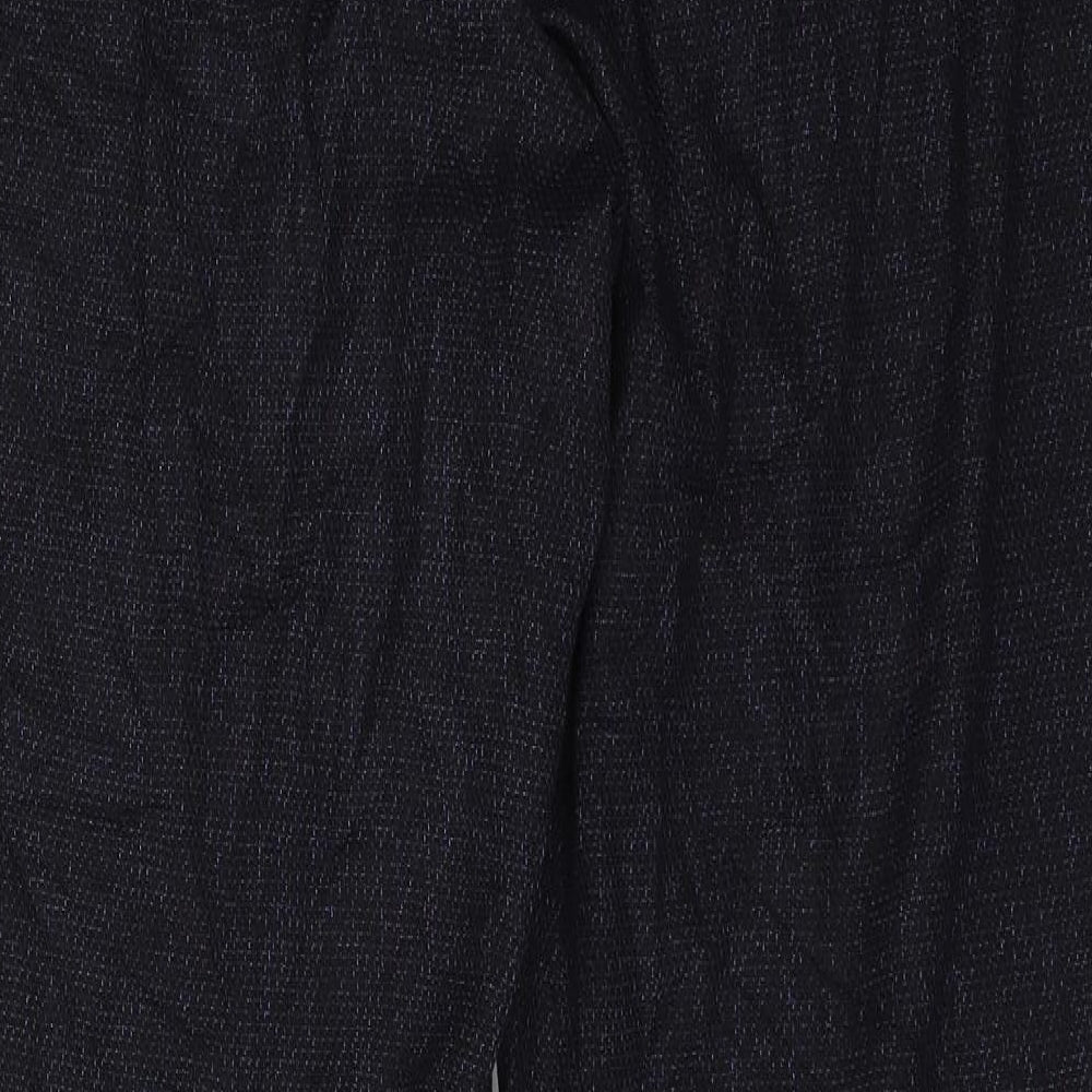 Womens UK Size 18 Papaya Regular Fit Dress Pants Blue Trousers