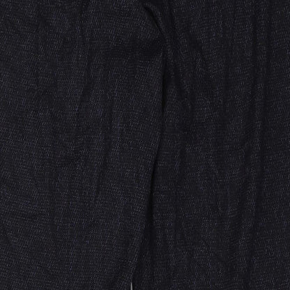 Womens UK Size 18 Papaya Regular Fit Dress Pants Blue Trousers