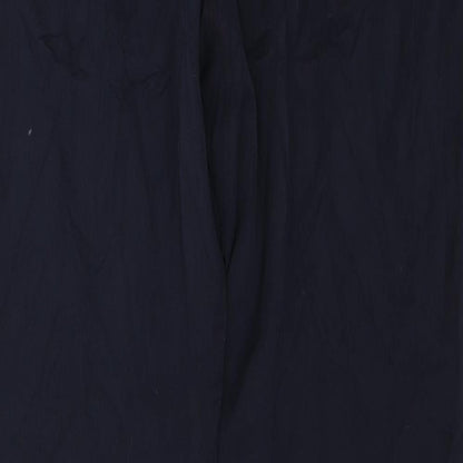 Womens UK Size 12 M&S Regular Fit Dress Pants Blue Trousers
