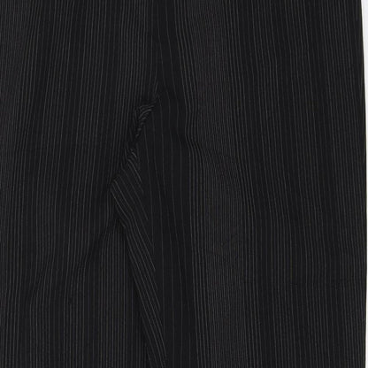 Womens UK Size 14 Marks and Spencer Regular Fit Dress Pants Black Trousers