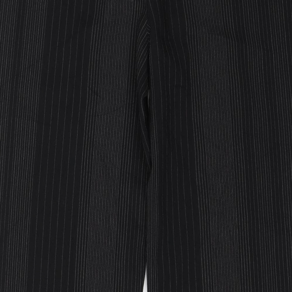 Womens UK Size 14 Marks and Spencer Regular Fit Dress Pants Black Trousers