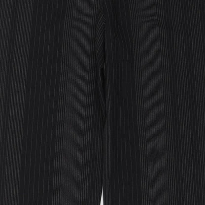 Womens UK Size 14 Marks and Spencer Regular Fit Dress Pants Black Trousers