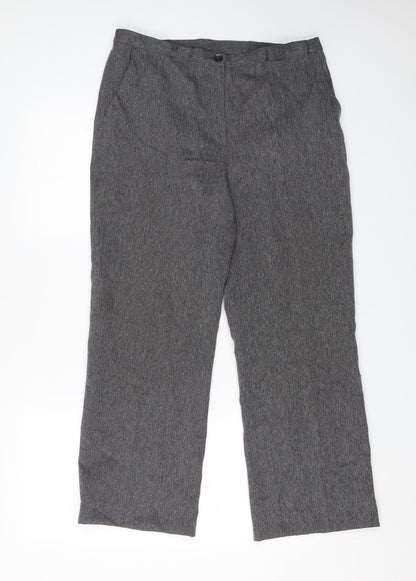 Debenhams Womens Grey   Windbreaker Trousers Size 12 L24 in