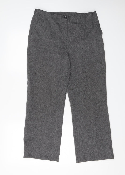 Debenhams Womens Grey   Windbreaker Trousers Size 12 L24 in