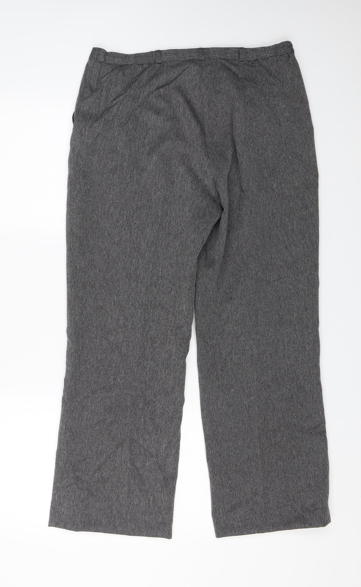 Debenhams Womens Grey   Windbreaker Trousers Size 12 L24 in