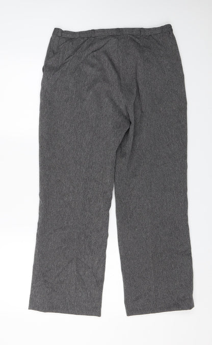 Debenhams Womens Grey   Windbreaker Trousers Size 12 L24 in