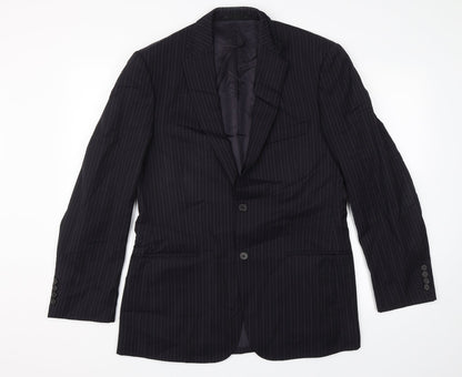 Mens UK Size 38 Marks and Spencer Regular Blue Suit Jacket