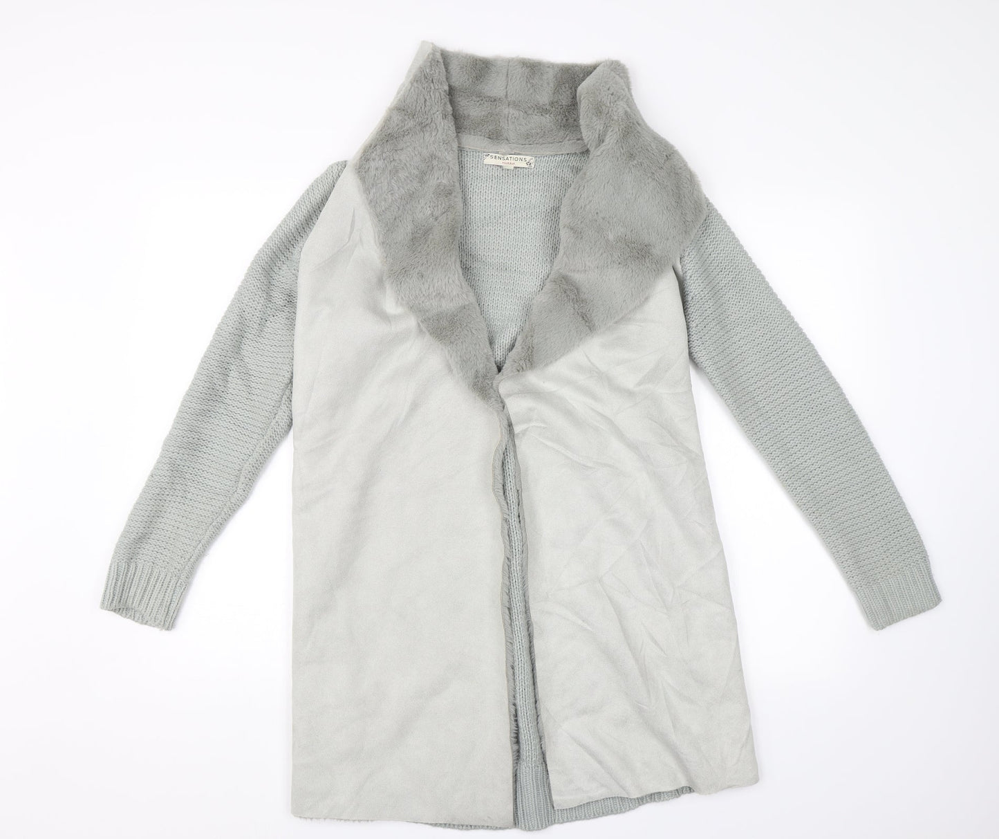 Womens UK Size M Sensations Grey Jacket