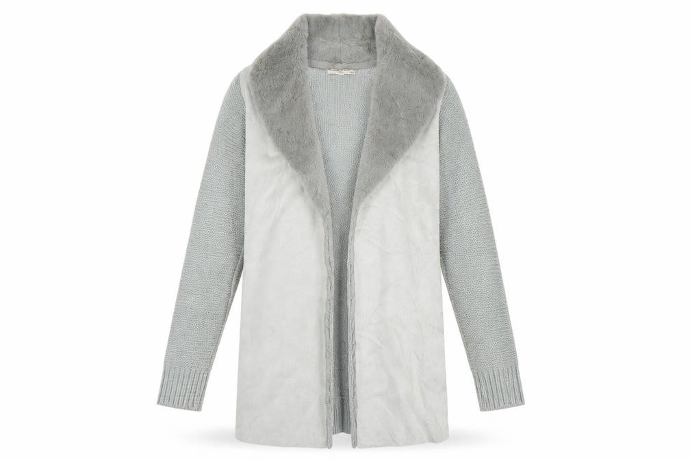 Womens UK Size M Sensations Grey Jacket