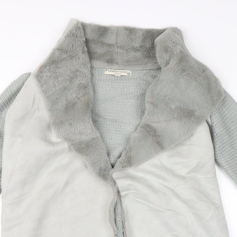 Womens UK Size M Sensations Grey Jacket