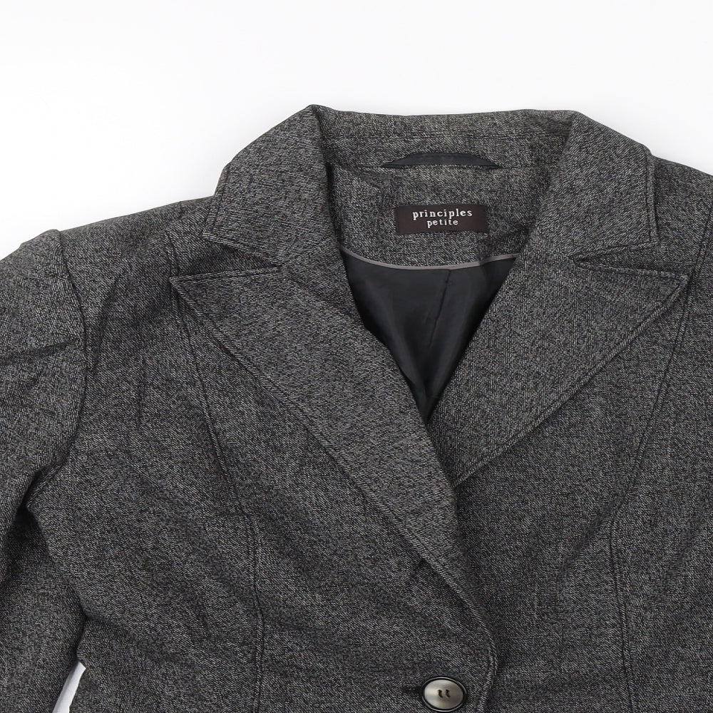 Principles Womens Grey   Jacket Blazer Size 10