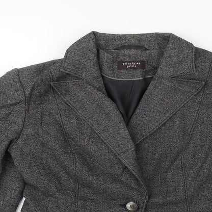 Principles Womens Grey   Jacket Blazer Size 10