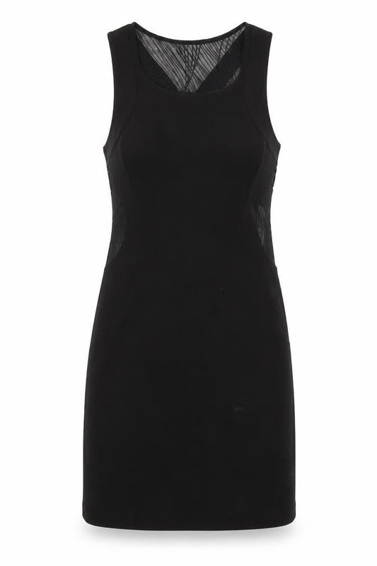 Front view of Silence + Noise women’s black mini, size S