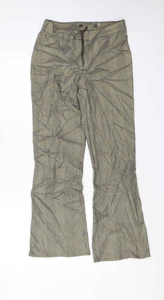 Womens UK Size 10 Preworn Regular Fit  Gold Trousers