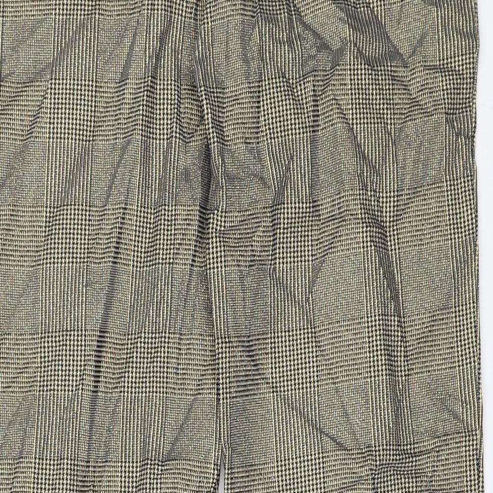Womens UK Size 10 Preworn Regular Fit  Gold Trousers