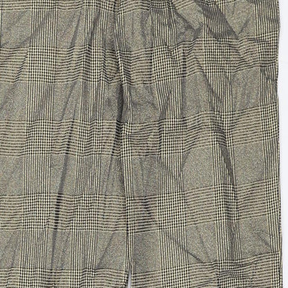 Womens UK Size 10 Preworn Regular Fit  Gold Trousers