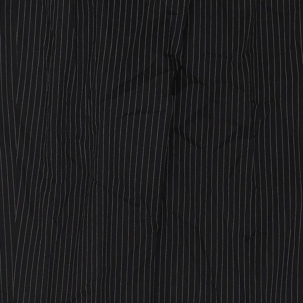 Womens UK Size 18 Wardrobe Regular Fit Dress Pants Black Trousers