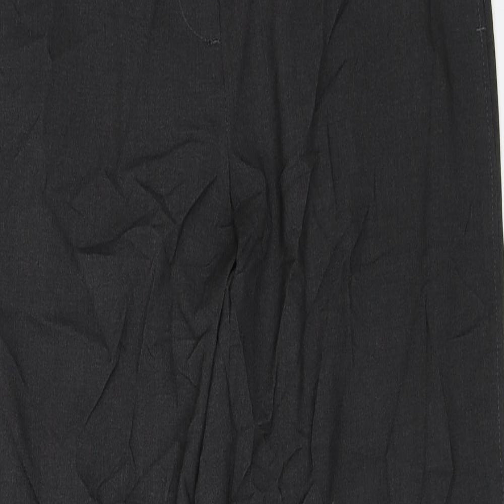 Womens UK Size 12 M&S Regular Fit Dress Pants Grey Trousers