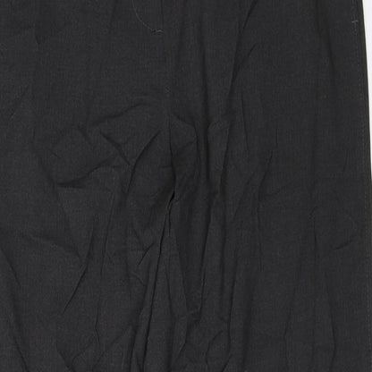 Womens UK Size 12 M&S Regular Fit Dress Pants Grey Trousers