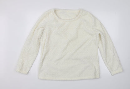 George Womens White   Pullover Jumper Size 12