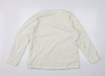 George Womens White   Pullover Jumper Size 12