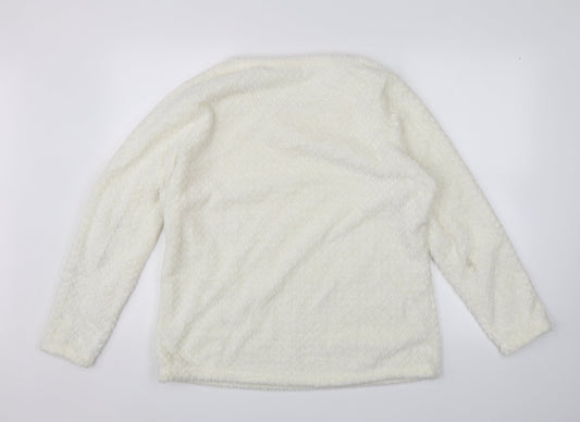 George Womens White   Pullover Jumper Size 12