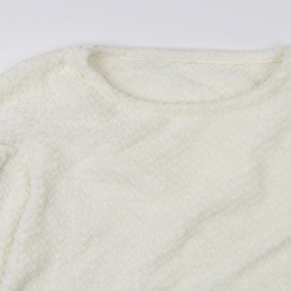 George Womens White   Pullover Jumper Size 12