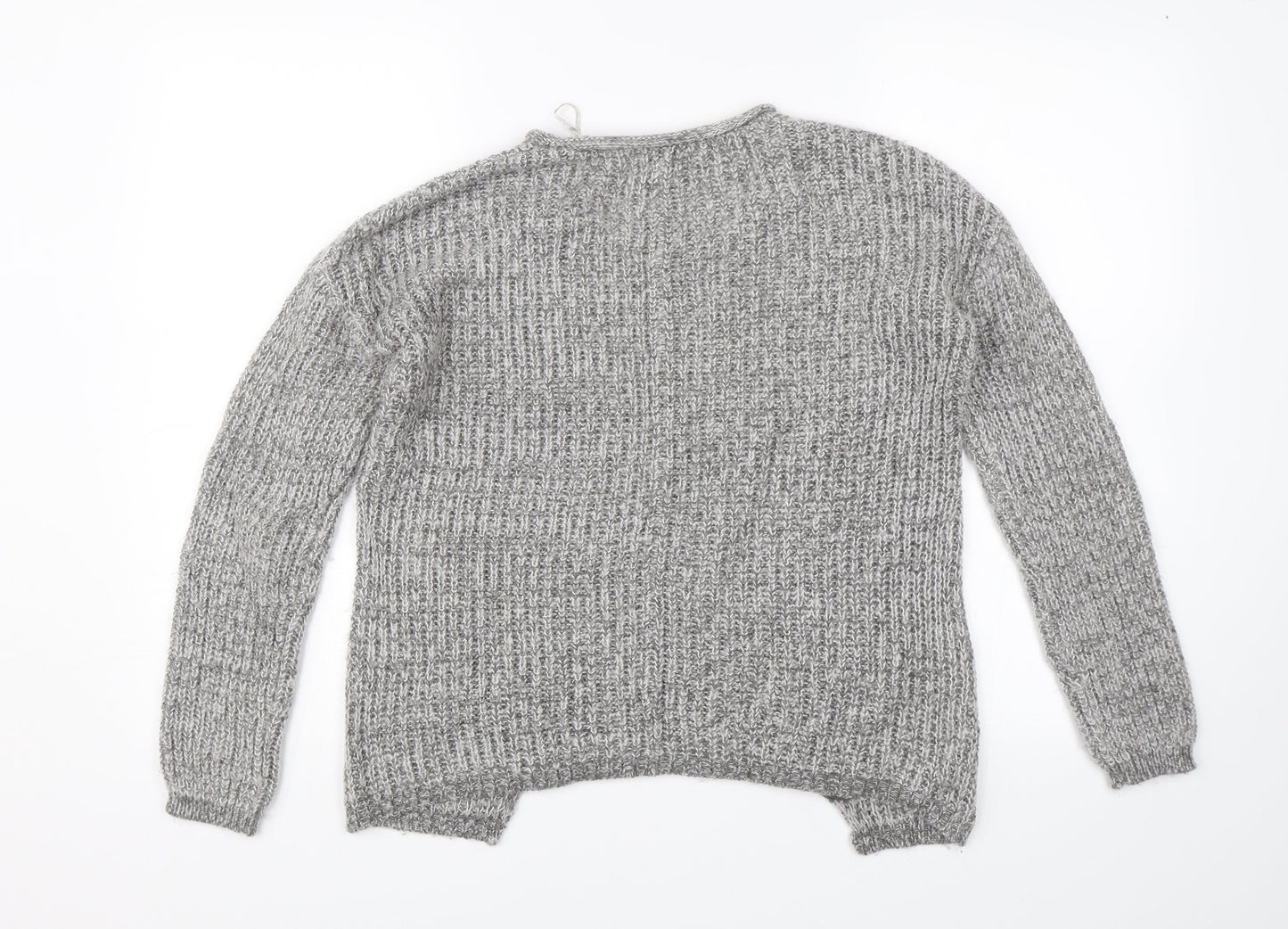 Womens UK Size 10 New Look Grey Pullover Jumper