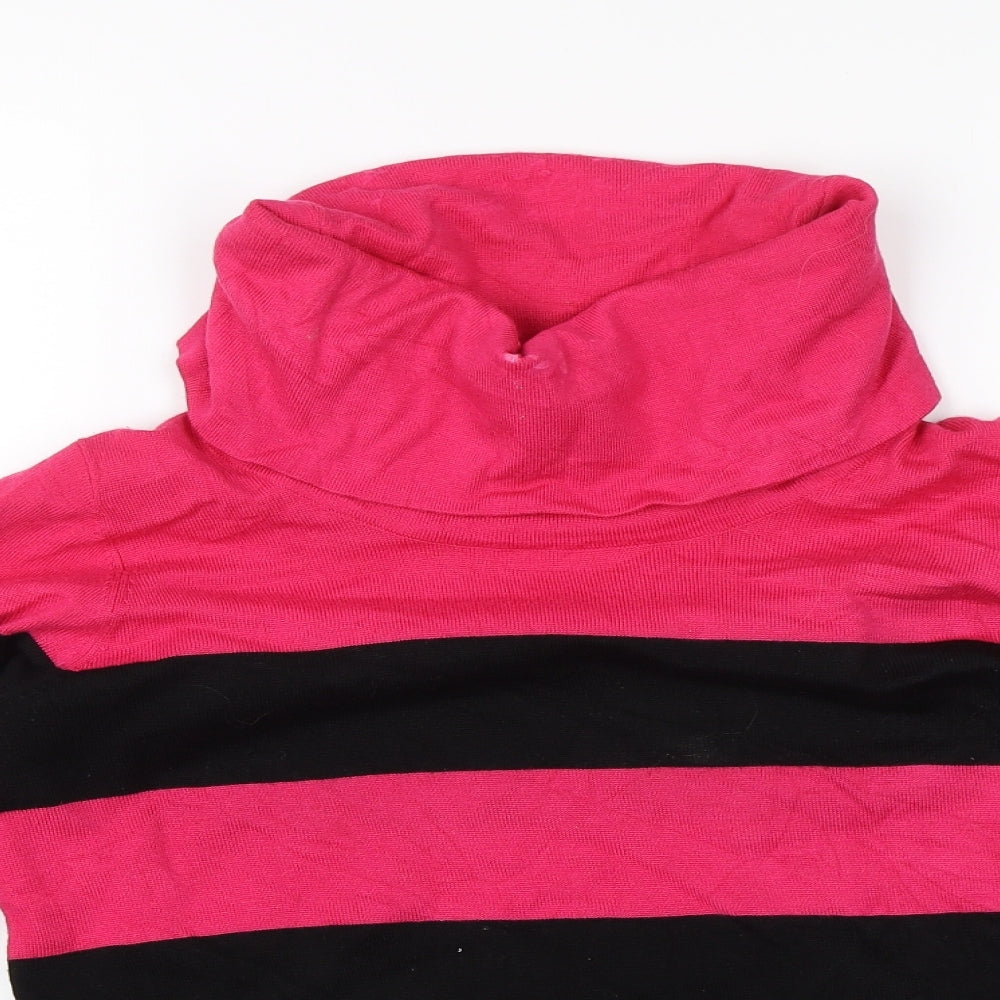 Womens UK Size S Isle Pink Pullover Jumper