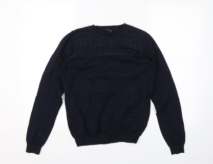 Womens UK Size 8 Dorothy Perkins Blue Pullover Jumper