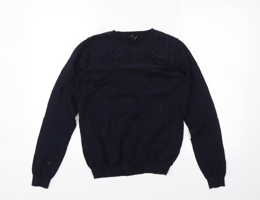Womens UK Size 8 Dorothy Perkins Blue Pullover Jumper