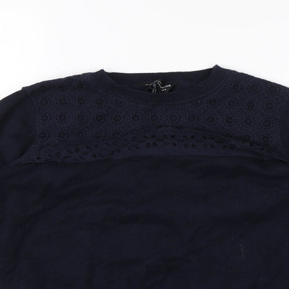 Womens UK Size 8 Dorothy Perkins Blue Pullover Jumper